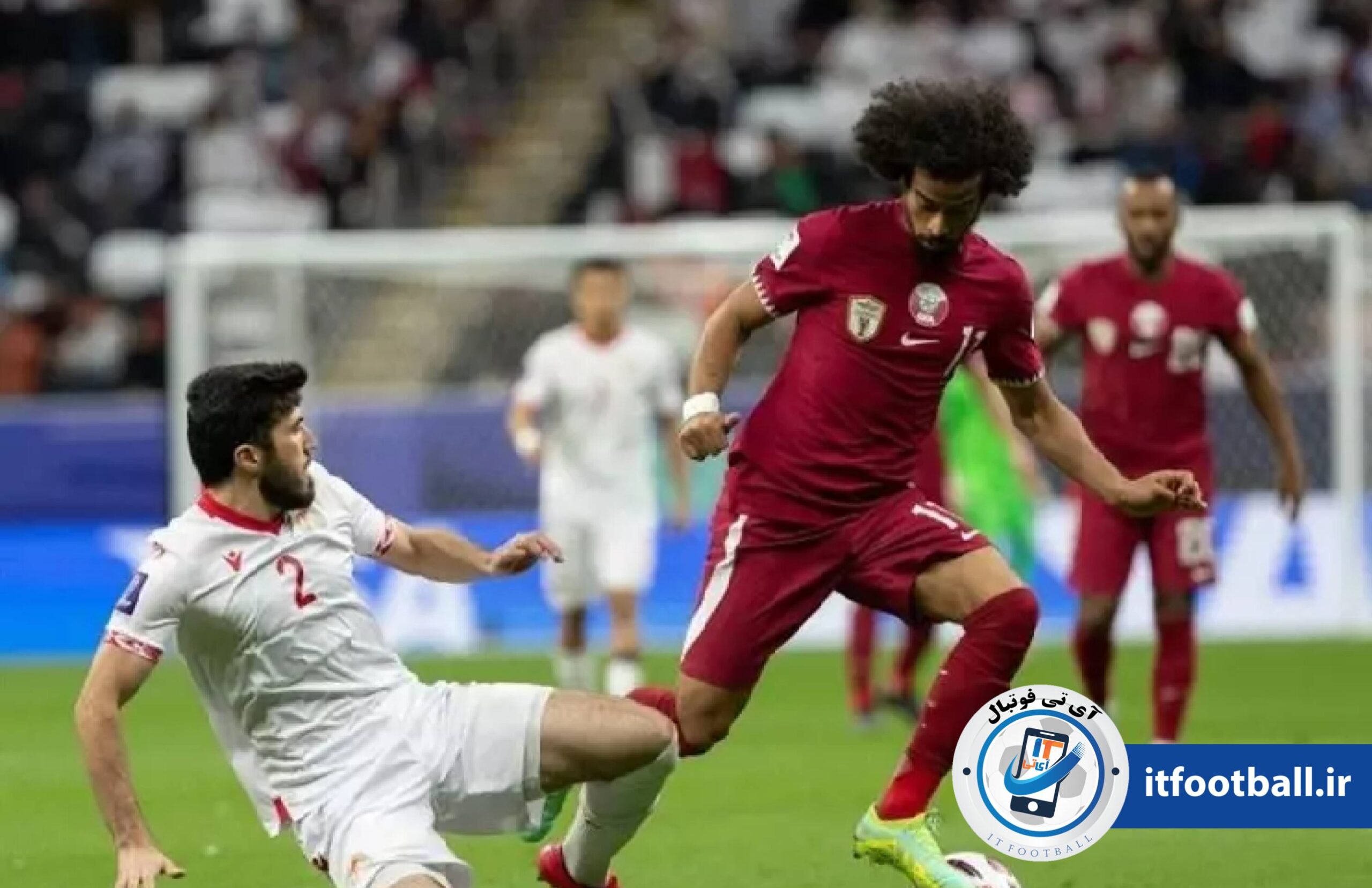 قطر و تاجیکستان آی تی فوتبال 