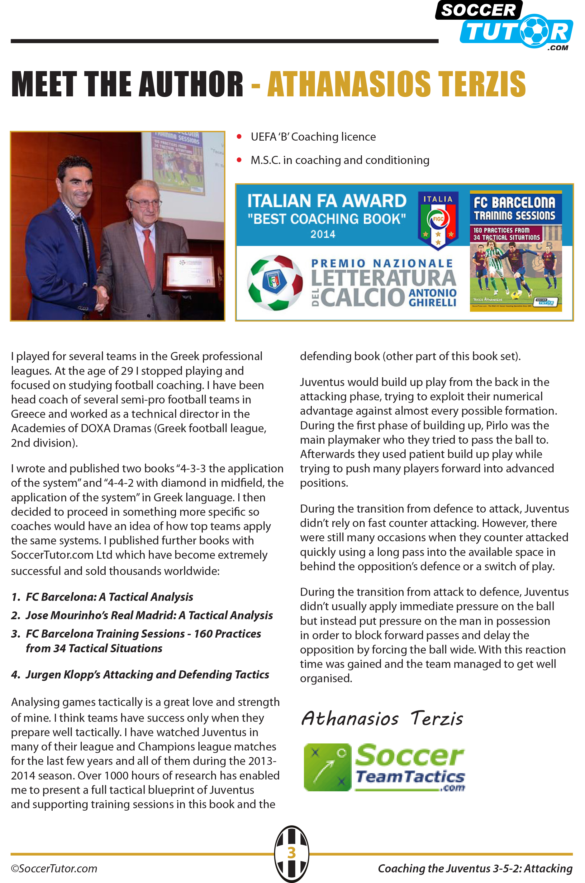 کتاب Coaching the Juventus 3-5-2 - Image 2