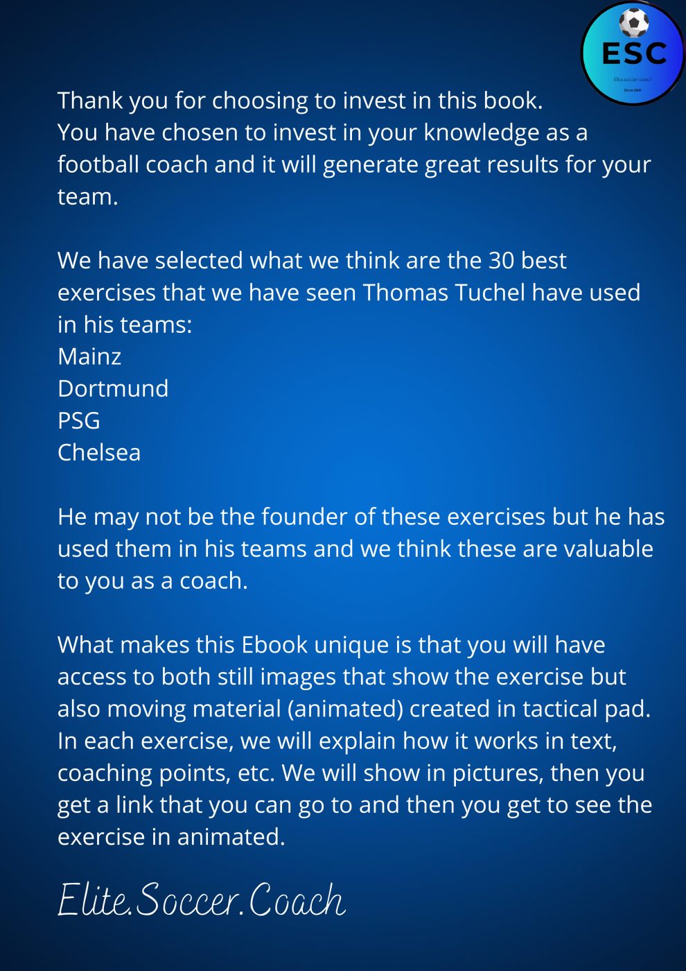 کتاب Thomas Tuchel – 30 Soccer Exercise - Image 2